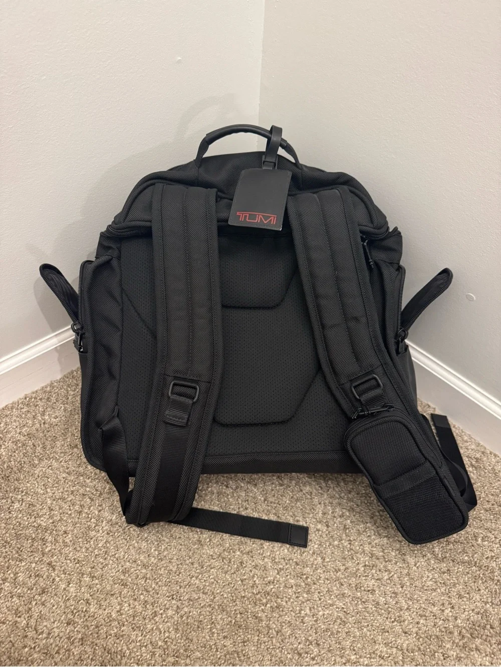 New TUMI 2640D4 Ballistic Nylon Briefpack Backpack Black